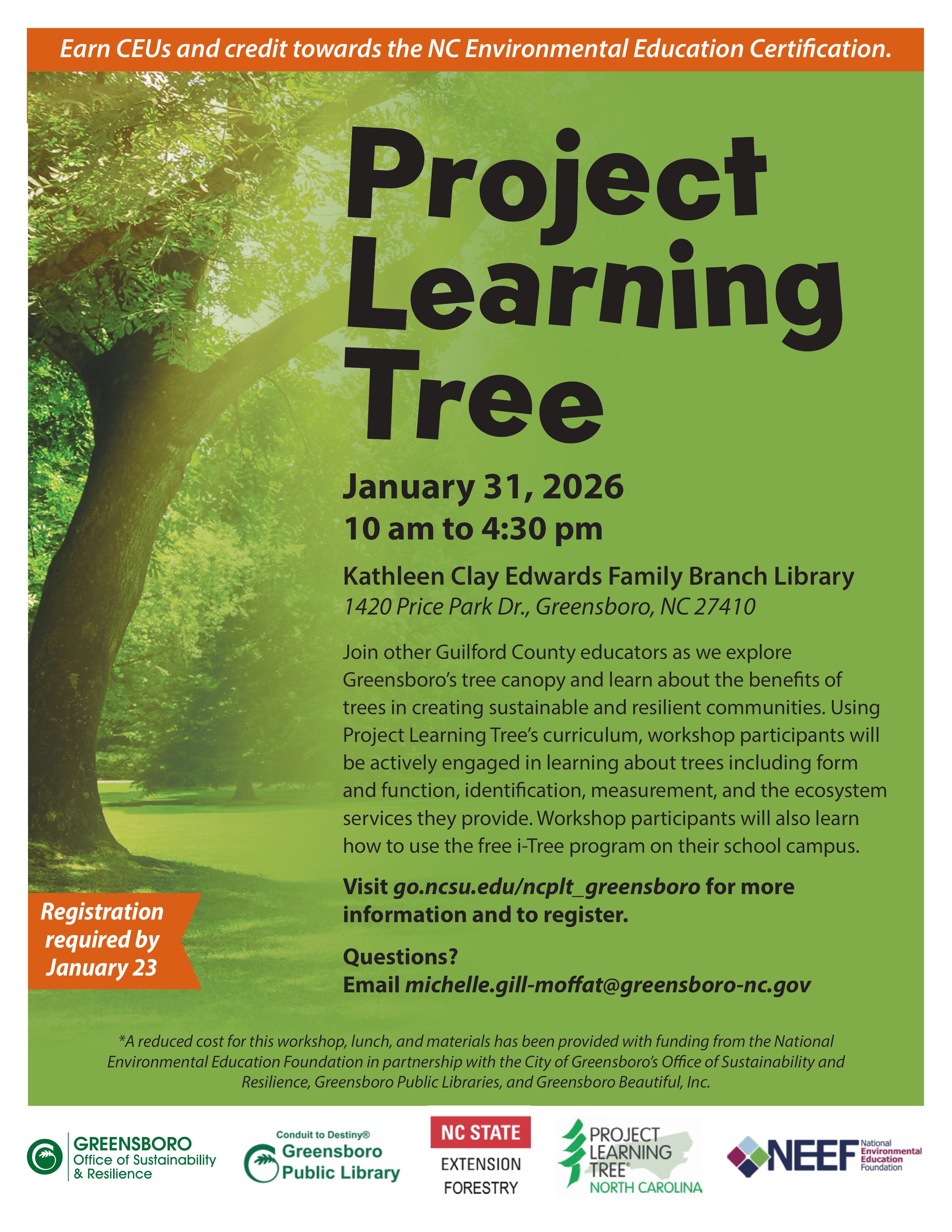 Project Learning Tree | Piedmont Environmental Alliance